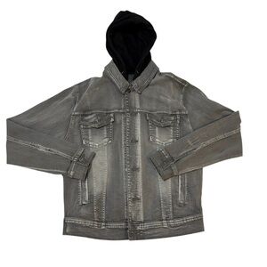 Men’s hooded Jean jacket